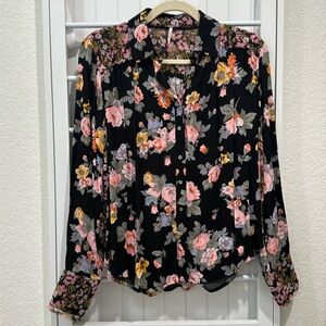Free People Floral Top